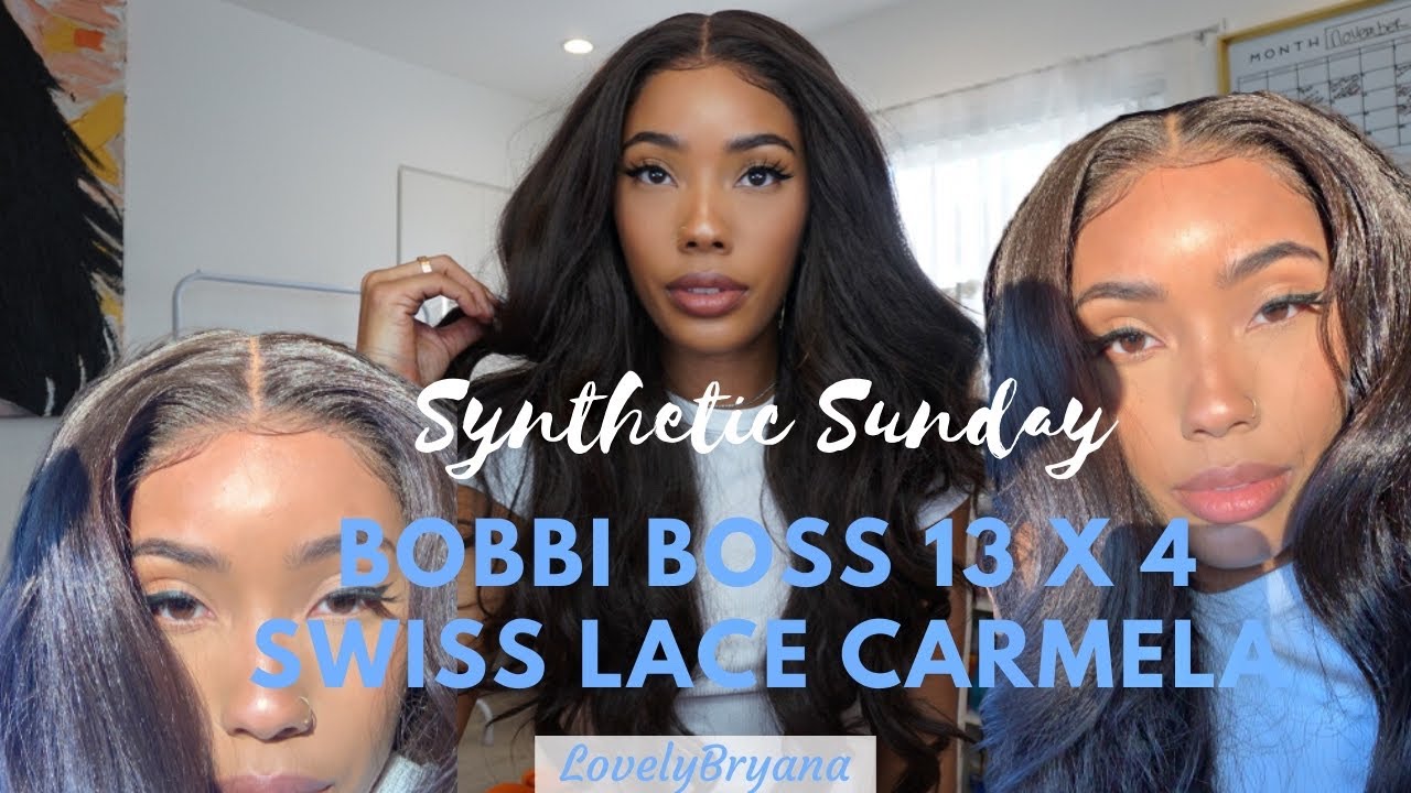 Bobbi Boss 13 x 4 Swiss Lace Lace Front | Carmela Synthetic Sunday | Divatress.com x LovelyBryana Bobbi Boss 13 x 4 Swiss Lace Lace Front | Carmela Synthetic Sunday | Divatress.com x LovelyBryana