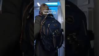 Alaska Airlines Boeing 737-900 walk inside #aviation #boeing737 #travelvlog