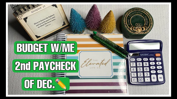 Budget With Me/2nd Paycheck of Dec. 2022/Single Mo...