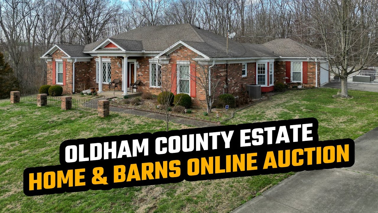 Oldham County Estate Home & Barns Online Auction YouTube