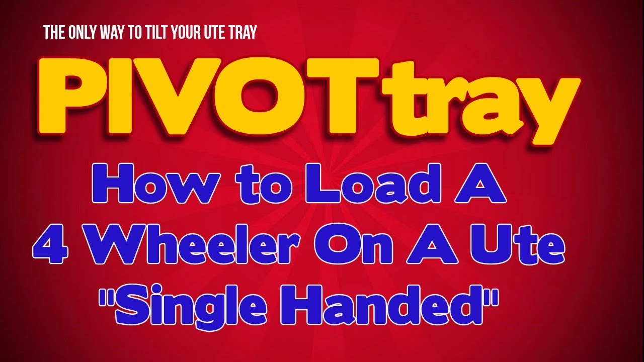 How to load A 4 WHEELER SAFELY by yourself - YouTube
