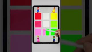 +++? Mixing colors Super Mario #art #artwork #drawing #colormixing #digitalart #satisfying