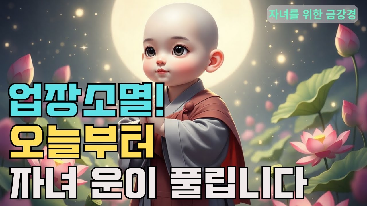 업장소멸!오늘부터 자녀 운이 풀립니다