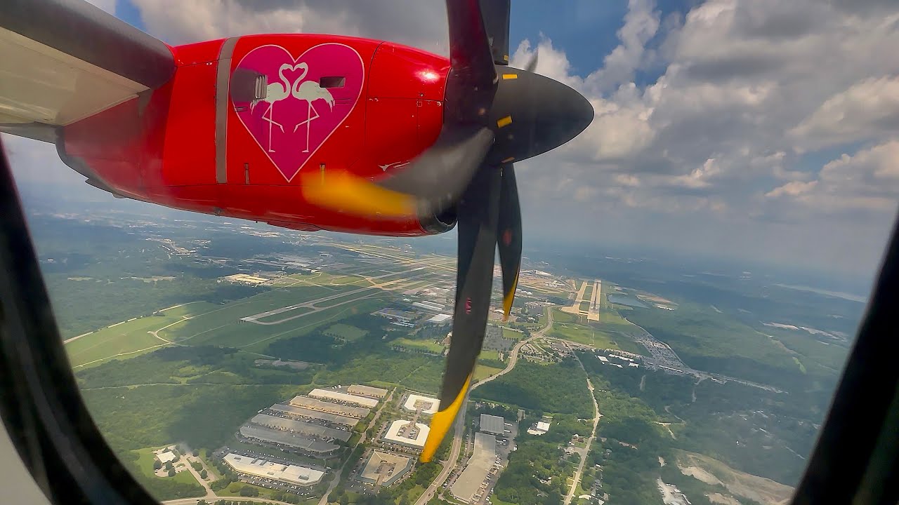 [4K] – Inaugural Flight – Silver Airways – ATR ATR-72-600 – BNA-GSO – N706SV – 3M48 – IFS Ep. 827