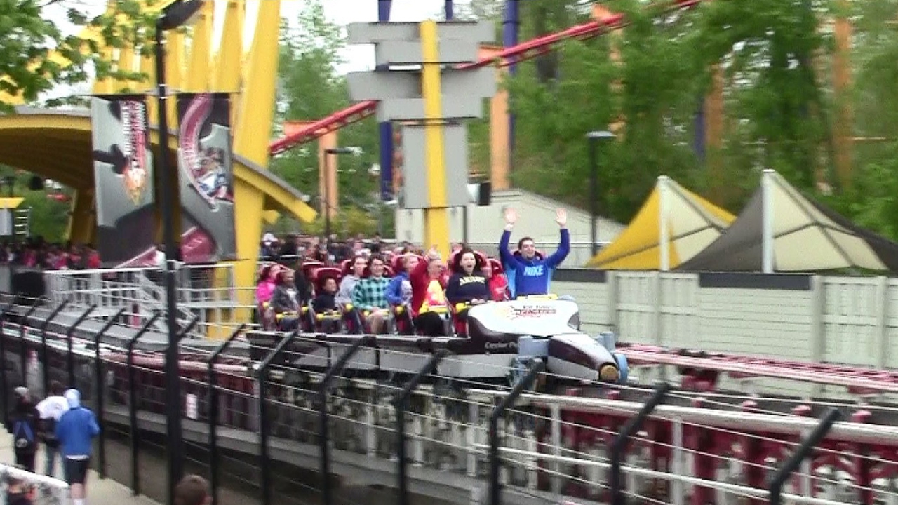 Top Thrill Dragster Off Ride Hd Cedar Point Youtube