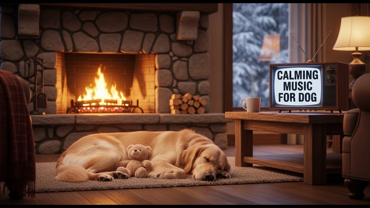 24 Hours Dog TV : Soothing Music for Dogs with Sleep Problems & Separation Anxiety 😌 Relax Pup! 🐕