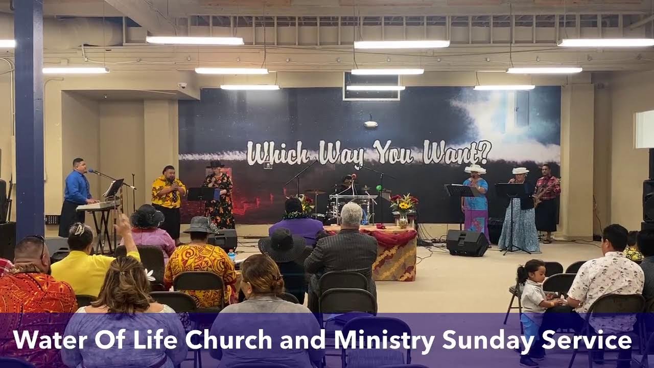 (Own no rights to any music playing) Water Of Life Church and Ministry Sunday service
