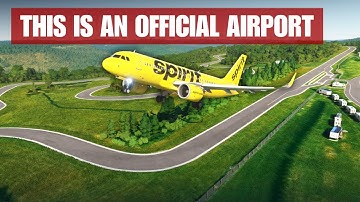 I Explored a RACETRACK with a SECRET Airport Inside