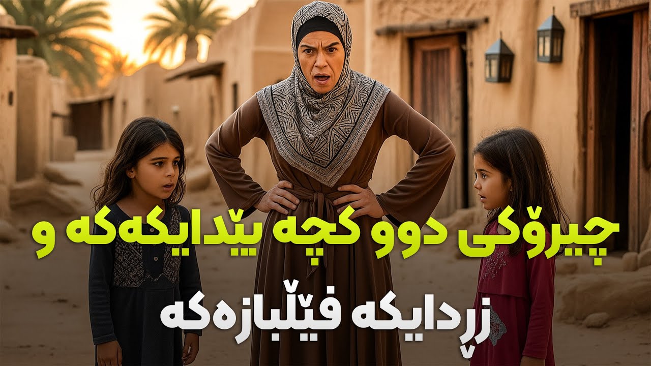 چیرۆکی دوو کچە بێدایکەکە و زڕدایکە فێڵبازەکە ، چیرۆکێکی زۆر کاریگەر