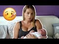 SICK & LOOKING AFTER A NEWBORN BABY!!!