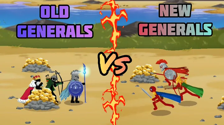 Old Generals Zarek Archis Spearos Vs New Generals Xiphos Atreyos Kytchu - Stick War 3 Epic Battle