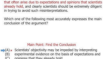 June 2007 LSAT, Section 2, Logical Reasoning, Question 10, Explanation