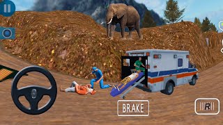 Heli Ambulance Simulator 2020 #1 - 3D Uphill Ambulance Driving Games Android Ios Gameplay screenshot 5
