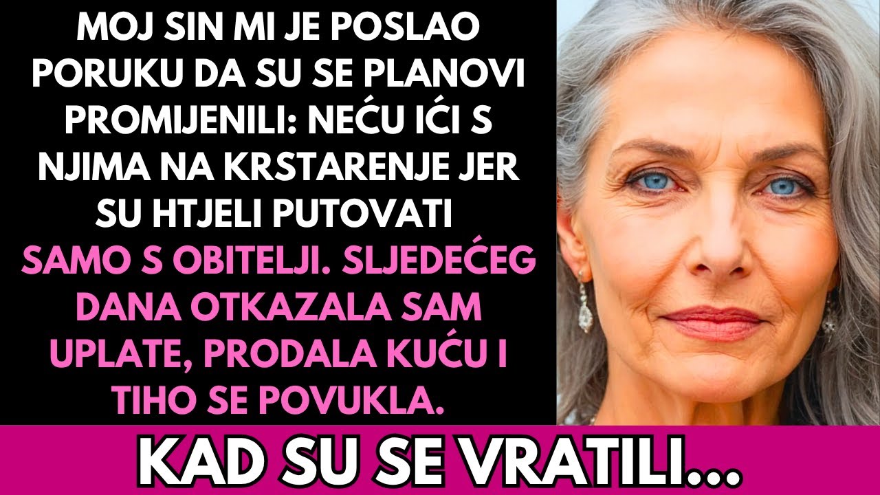 Moje Dijete Reklo Je Da Neću Ići Na Krstarenje Jer Je To Samo Obiteljsko Putovanje