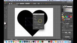 The easiest way to create heart icon using illustrator