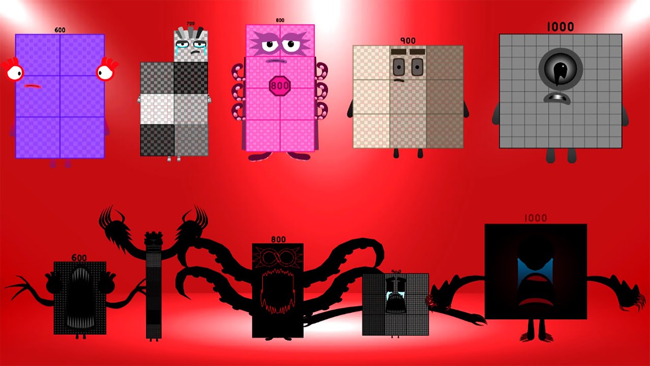 The Ultimate Showdown! Uncannyblocks Band GIGA Different (10 - 1000) But UBD Tens Part 2