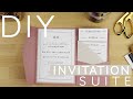 Creating Your Own Invitation Suite