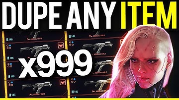 DUPE ANY ITEM! DO THIS QUICK! - Cyberpunk 2077