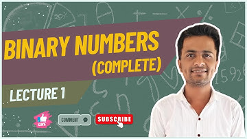 Binary Numbers | Complete | By Yogesh Sir | #binarynumbers