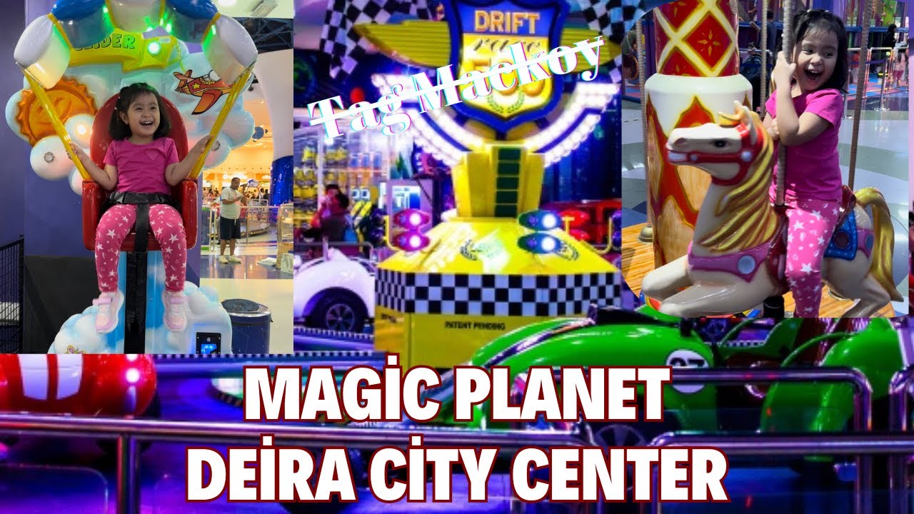 Rides at Magic Planet Deira City Center - YouTube