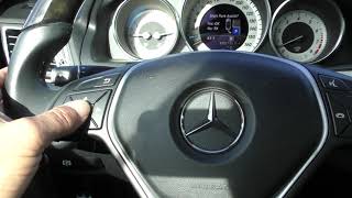 mercedes-benz parktronic with active parking assist - full demonstration on a 2014 e-class cabrio