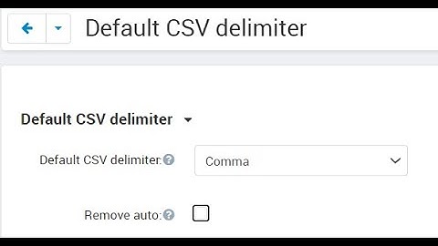 [DATAROU] Default CSV delimiter