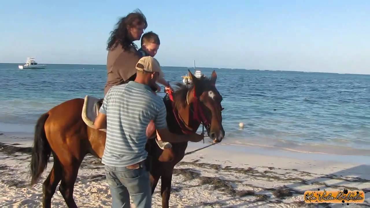 Horseback riding Bavaro Beach, Punta Cana, Dominican Republic YouTube