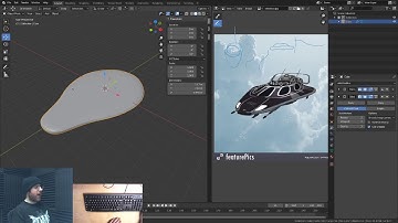 Nick Models A Spaceship In Blender