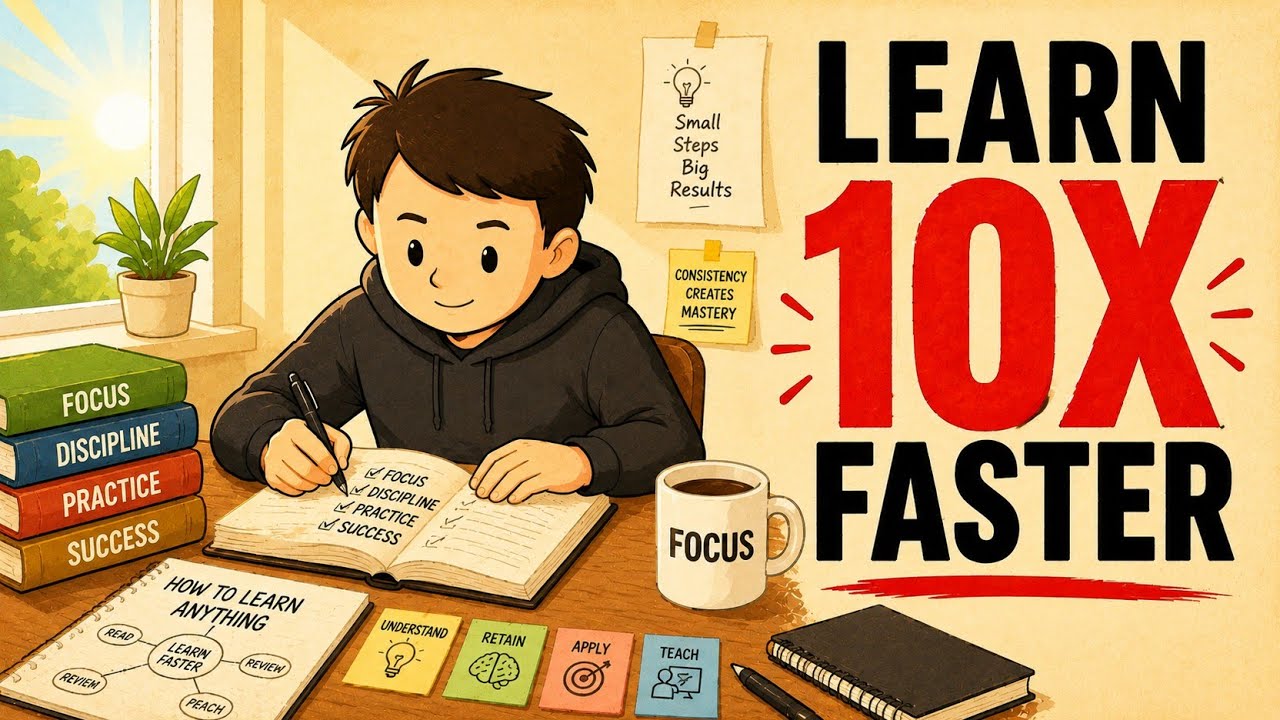 7 Brain Hacks Learn 10X Faster Anything.