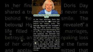 Doris Day’s Final Interview Left Everyone In Tears #shorts