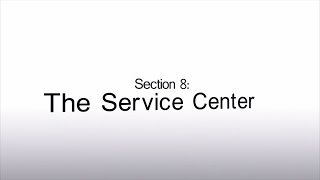 Henna New Owner's Guide - Section 8: The Service Center
