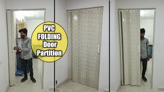 PVC Folding Door Partition Waterproof, Strong and Durable Contact Us 📞 7676696786 KGN SERVICES HYD