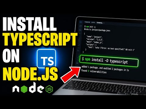 How to install TypeScript on Node.js projects - Quick Tutorial