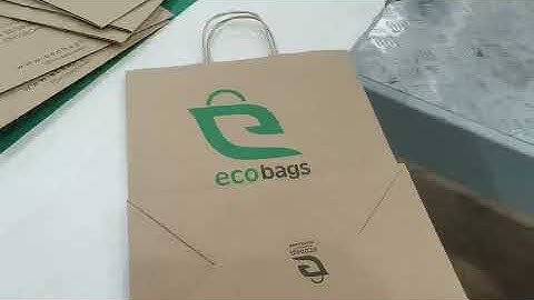 Fully Automatic Paper Shopping Bag Making Machine with Twisted Handle