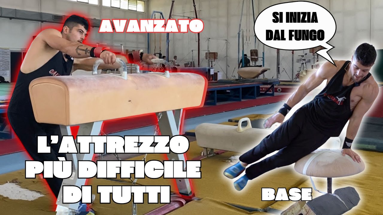 PROVO L' ATTREZZO PIÙ DIFFICILE DELLA GINNASTICA ARTISTICA. CAVALLO CON MANIGLIE