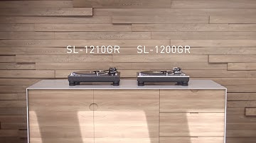 Grand Class Direct Drive Turntable System SL-1210GR / SL-1200GR