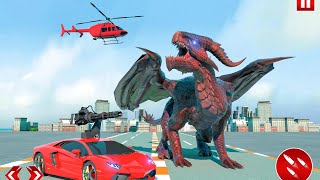 Dragon Robot Car Transform Simulator - Android Gameplay screenshot 1