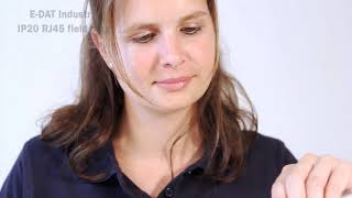 Montagefilm des Metz Connect E-DAT Industry RJ45 field plug screenshot 4