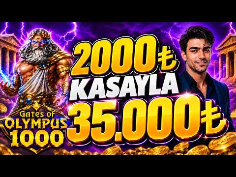 GATES OF OLYMPUS 1000 | FROM 2,000₺ TO 35,000₺ | SMALL BANKROLL SLOT GAMES #gatesofolympus #slot ...