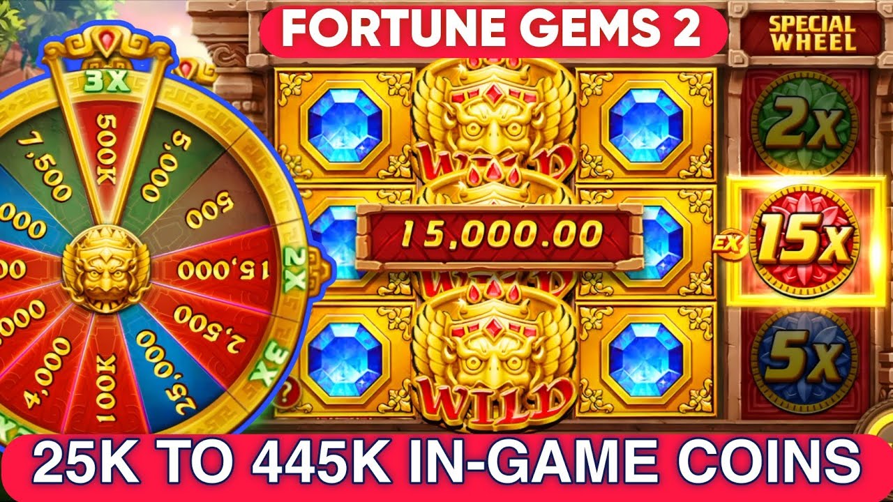 Fortune Gems 2 🥰✌️🎰 25K to 445K In-Game Coins.(Entertainment Purposes Only)