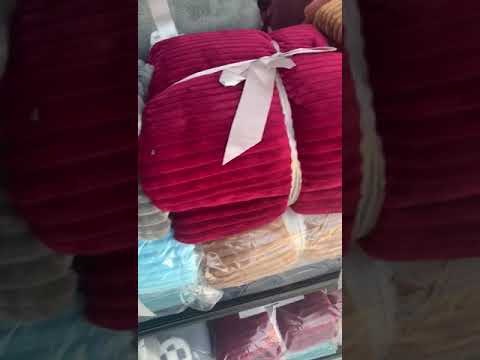 بطانيه شتوى الوجه مخمل والداخل فرو مفارش الخليج