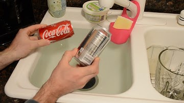 Diet Coke vs. Regular Coke. Which One Floats? Test