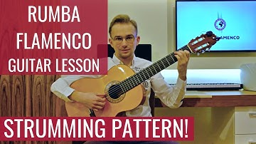 Basic Rumba Flamenco Strum Guitar Lesson | Easy Strumming Tutorial