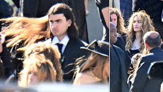 Michael Jackson's three children pay respects to their late uncle Tito