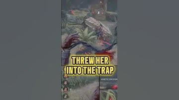 THROWING MEGHEAD INTO TRAP 0 #dbd #dbdshorts #dbdclips