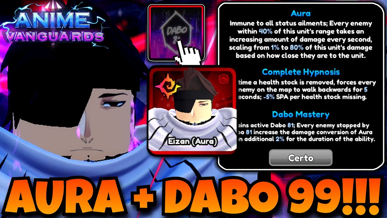 ELE FAZ TUDO! AIZEN AURA SIMPLESMENTE QUEBROU O ANIME VANGUARDS E FINALMENTE ENTREI NO META!