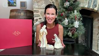 Lenox First Blessing 3-Piece Holy Family Nativity Set on QVC
