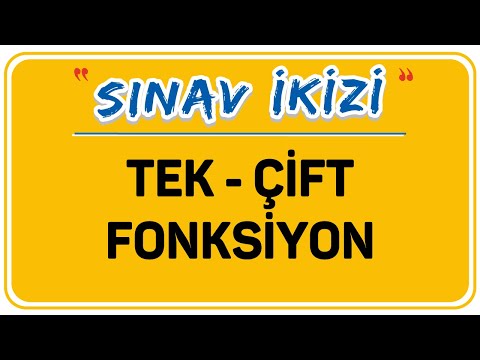 Video: Tek Formüllü Bir Fonksiyon Nasıl Tanımlanır