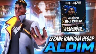 EJDER GARANTİLİ RANDOM HESAP ALDIM VE OYNADIM! Valorant