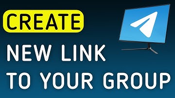 How To Create New Link To Your Group On Telegram App On PC (New Update)